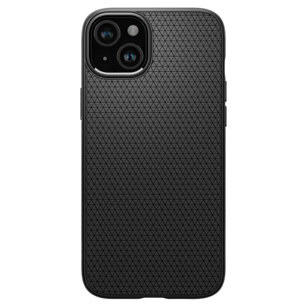 Husă Spigen iPhone 15 Plus Liquid Air, Negru Mat