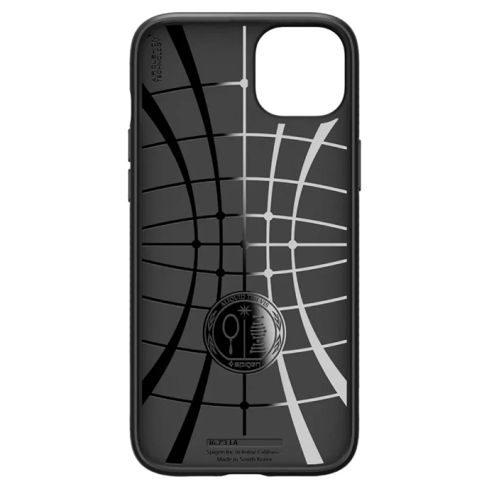 Husă Spigen iPhone 15 Plus Liquid Air, Negru Mat