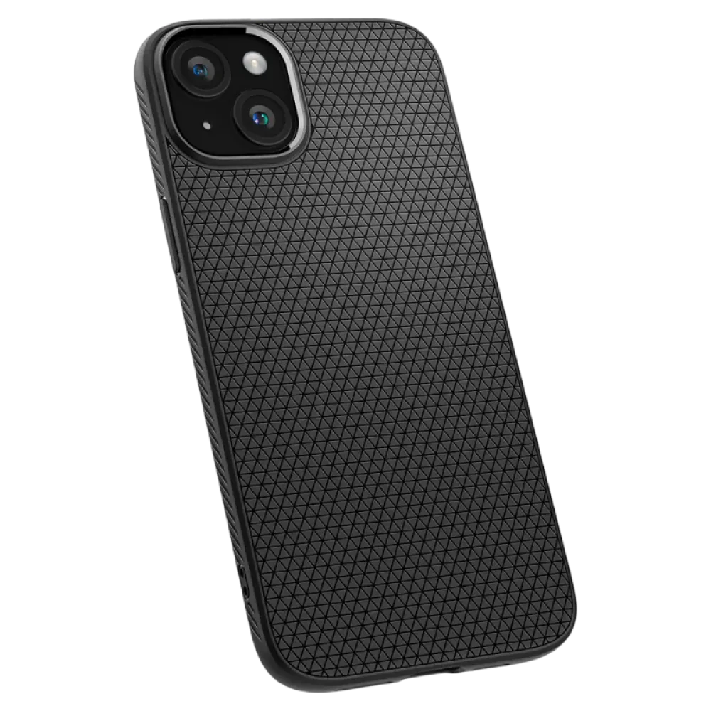 Husă Spigen iPhone 15 Plus Liquid Air, Negru Mat