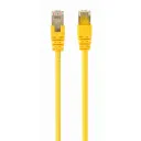 Patch cord Cablexpert PP6-1M/Y, Cat6 FTP , 1m, Galben