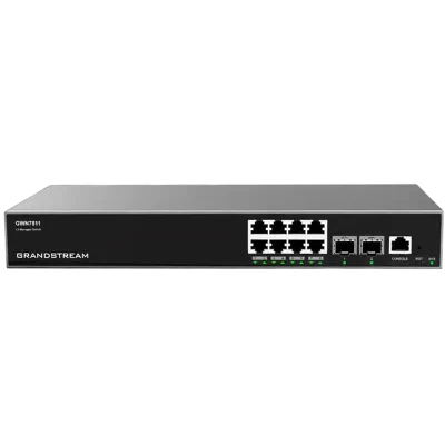 Switch de rețea Grandstream GWN7811, 8x 10/100/1000 Mbps