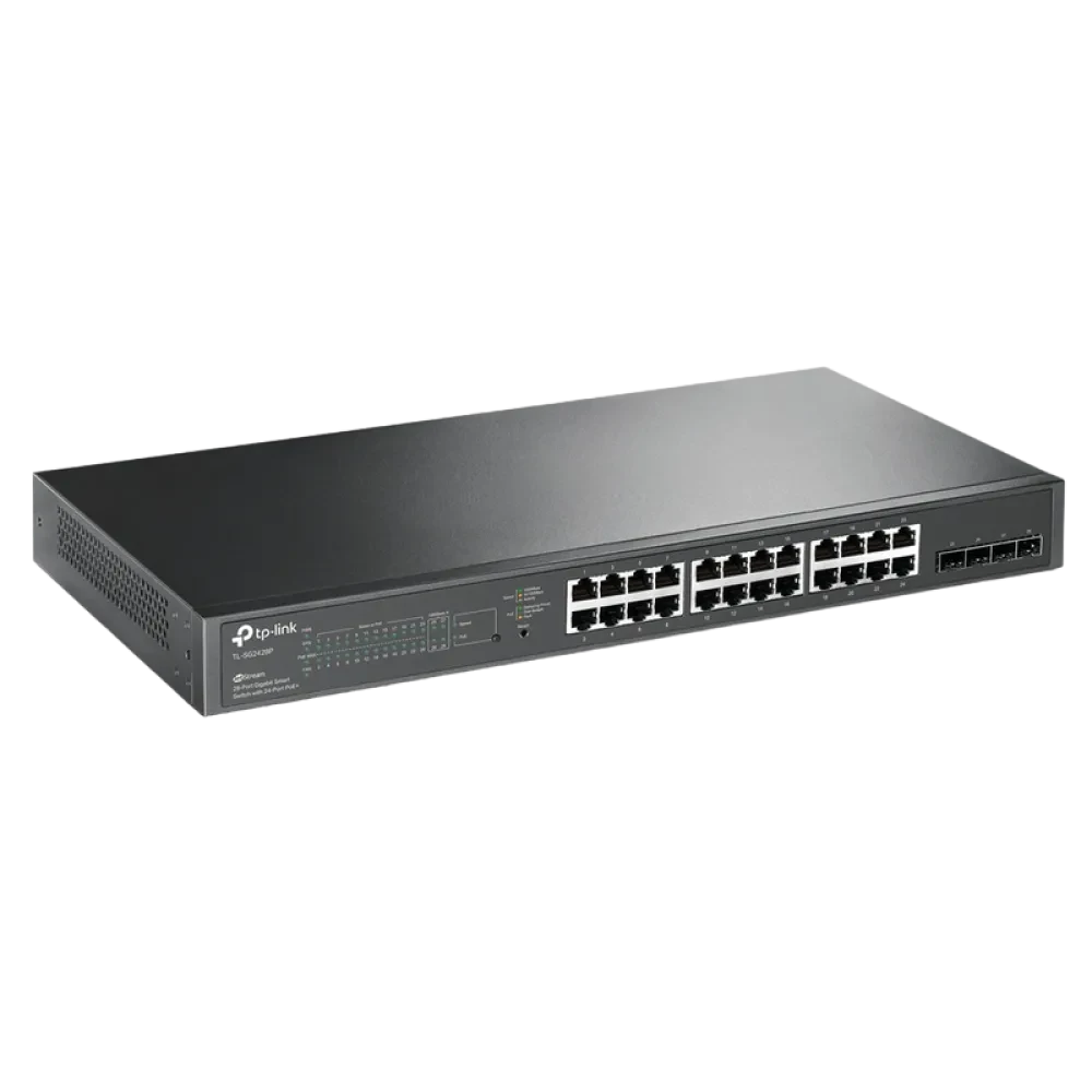 PoE коммутатор TP-LINK TL-SG2428P, 24x IEEE 802.3af/at