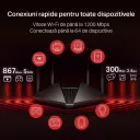 Router fără fir MERCUSYS MR30G, Negru