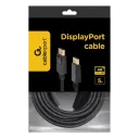 Видеокабель Cablexpert CC-DP2-5M, DisplayPort (M) - DisplayPort (M), 5м, Чёрный