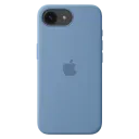 Husă Apple Silicone Case pentru iPhone 16e, Albastru de iarnă