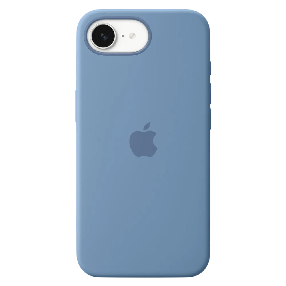 Husă Apple Silicone Case pentru iPhone 16e, Albastru de iarnă