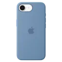 Husă Apple Silicone Case pentru iPhone 16e, Albastru de iarnă