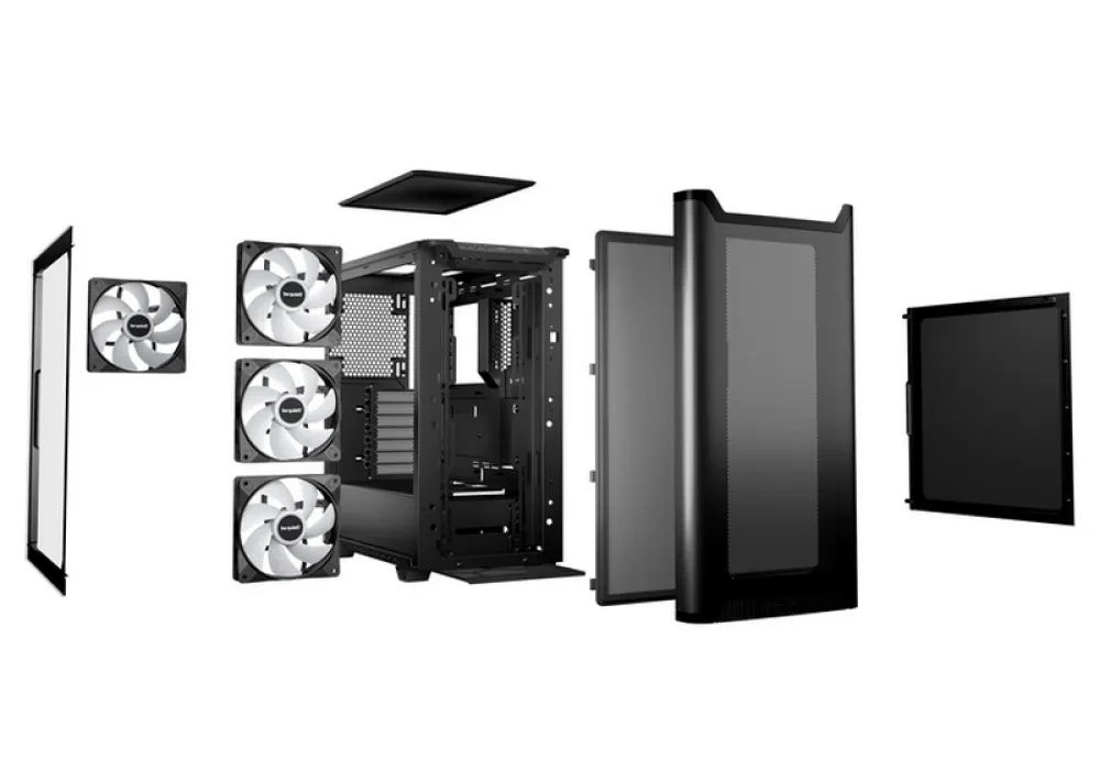 Carcasă PC be quiet! Pure Base 501 LX, Midi-Tower, Fără PSU, Negru