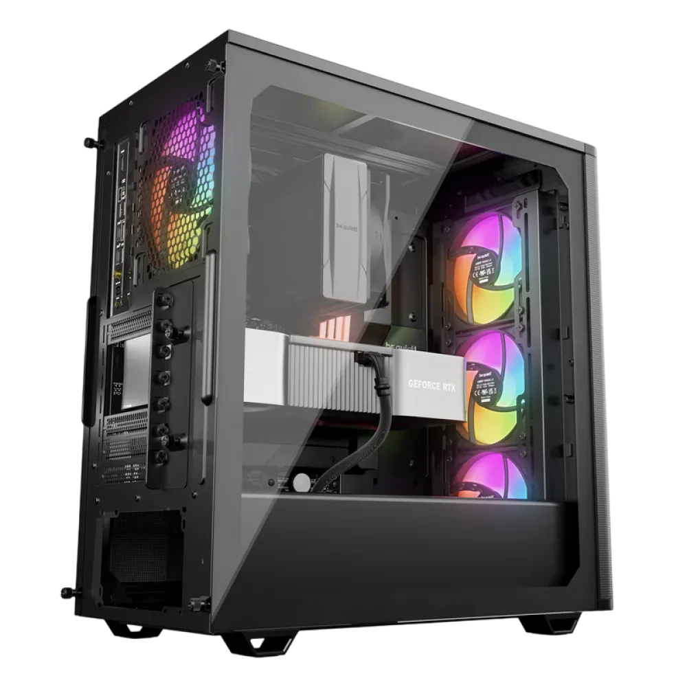 Carcasă PC be quiet! Pure Base 501 LX, Midi-Tower, Fără PSU, Negru