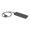 USB-концентратор Gembird UHB-U2P4-06, Чёрный