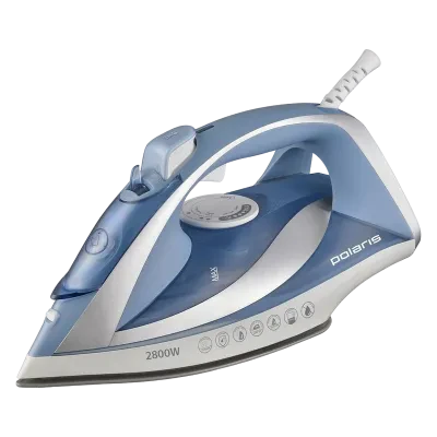 Fier de călcat Polaris PIR 2820AK, 2800W, Albastru deschis/Alb