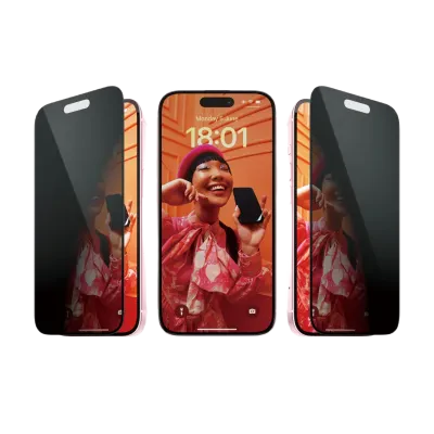 Sticlă de protecție PanzerGlass iPhone 15 UWF Privacy wA, Transparent
