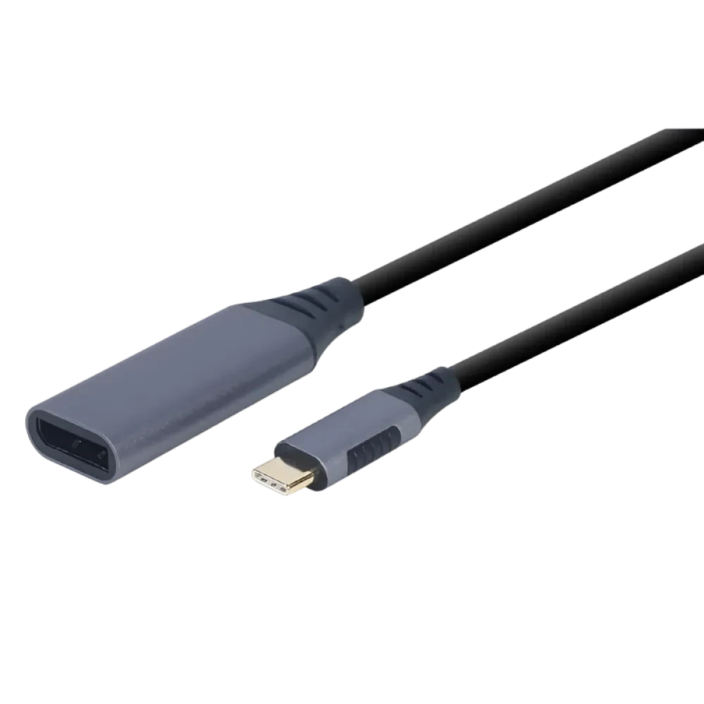 Adaptor USB APC Electronic A-USB3C-DPF-01, USB Type-C - DisplayPort (M), 0,15m, Gri