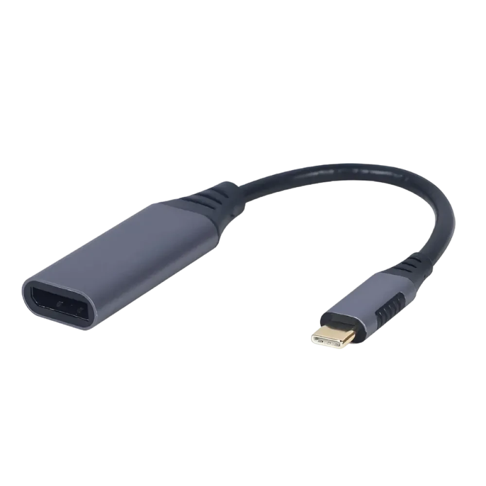 Adaptor USB APC Electronic A-USB3C-DPF-01, USB Type-C - DisplayPort (M), 0,15m, Gri