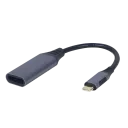 Adaptor USB APC Electronic A-USB3C-DPF-01, USB Type-C - DisplayPort (M), 0,15m, Gri