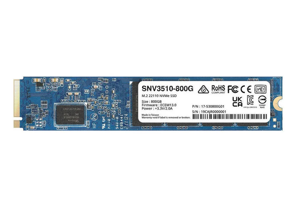 Накопитель SSD SYNOLOGY SNV3510-800G, 800Гб