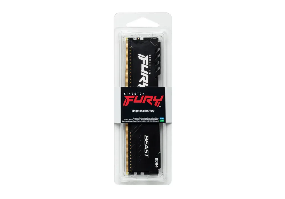 Memorie RAM Kingston FURY Beast, DDR4 SDRAM, 3600 MHz, 8GB, KF436C17BB/8