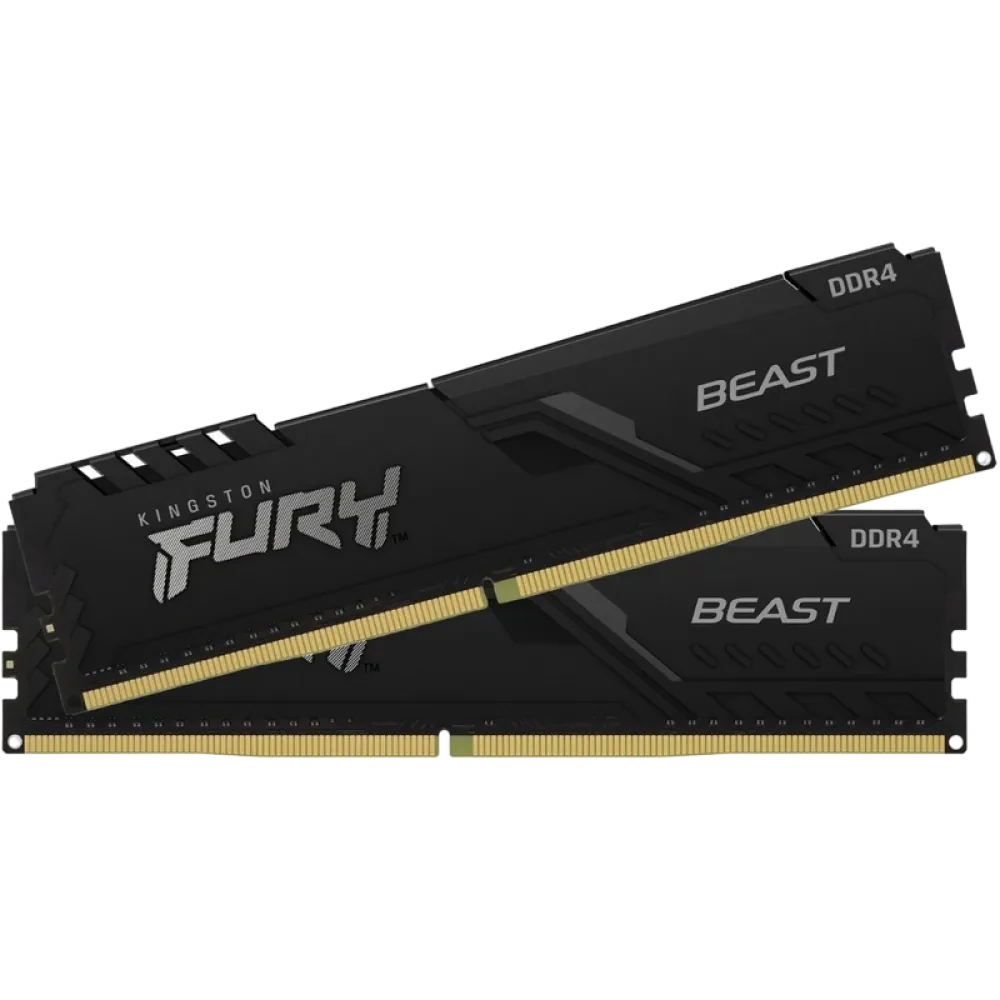 Оперативная память Kingston FURY Beast, DDR4 SDRAM, 3200 МГц, 32Гб, KF432C16BB1K2/32