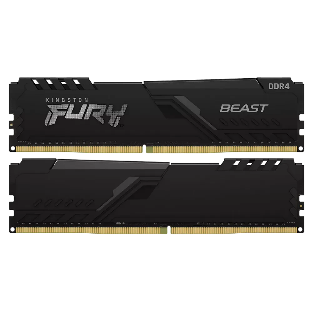 Оперативная память Kingston FURY Beast, DDR4 SDRAM, 3200 МГц, 32Гб, KF432C16BB1K2/32