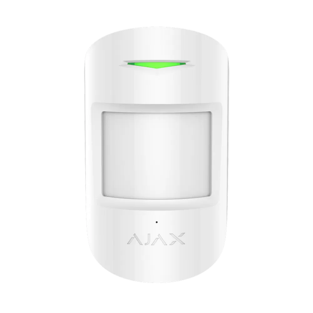 detector de miscare și spargere sticlă Ajax CombiProtect, Alb