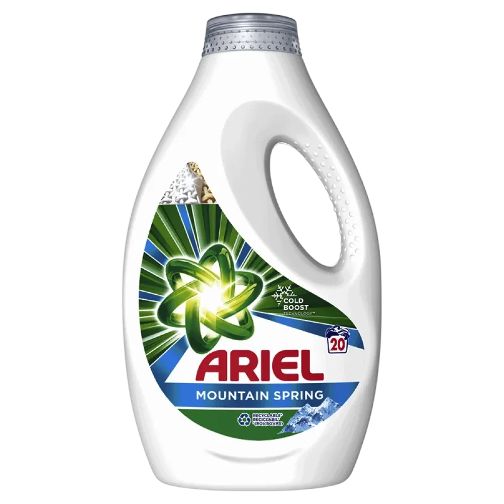 Detergent lichid Ariel Mountain Spring, 1 L