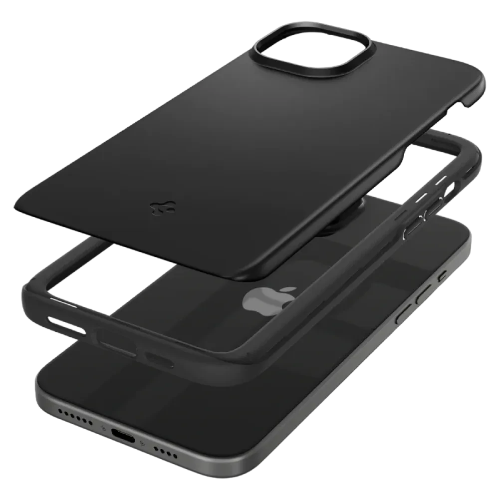 Husă Spigen iPhone 15 Plus Thin Fit, Negru