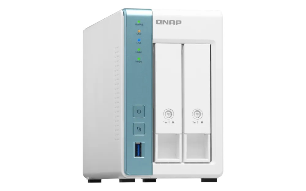 Сетевое хранилище Qnap TS-231K, Белый