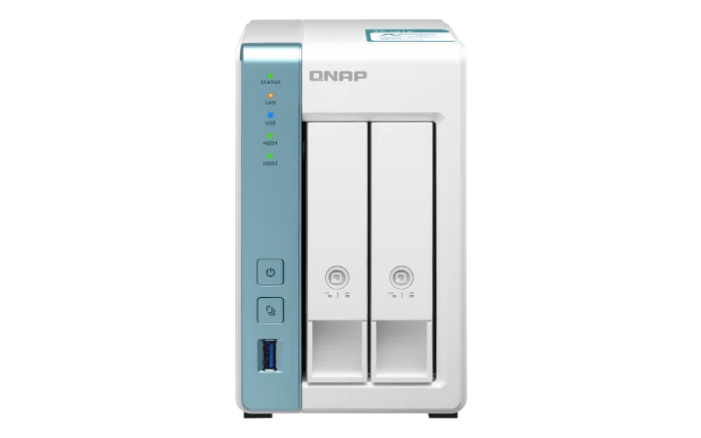 Сетевое хранилище Qnap TS-231K, Белый
