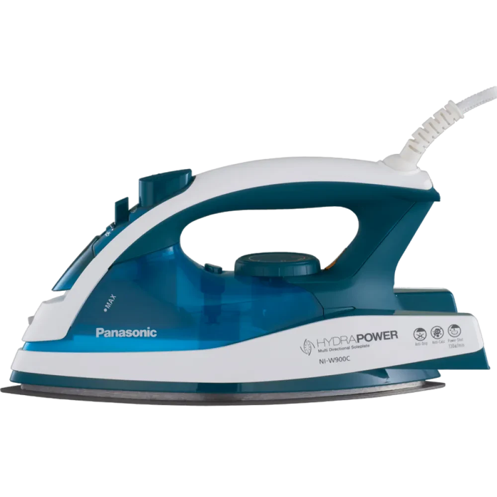 Утюг Panasonic NI-W900CMTW, 2400Вт, Белый Синий