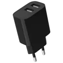 Зарядное устройство Gembird 2-port universal USB, Чёрный
