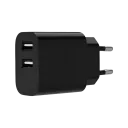 Зарядное устройство Gembird 2-port universal USB, Чёрный