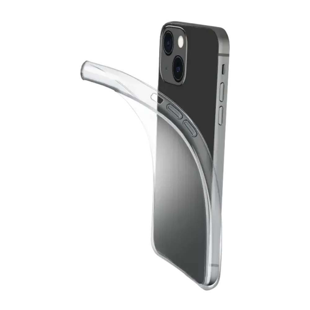 Husă Cellularline Fine - iPhone 14, Transparent