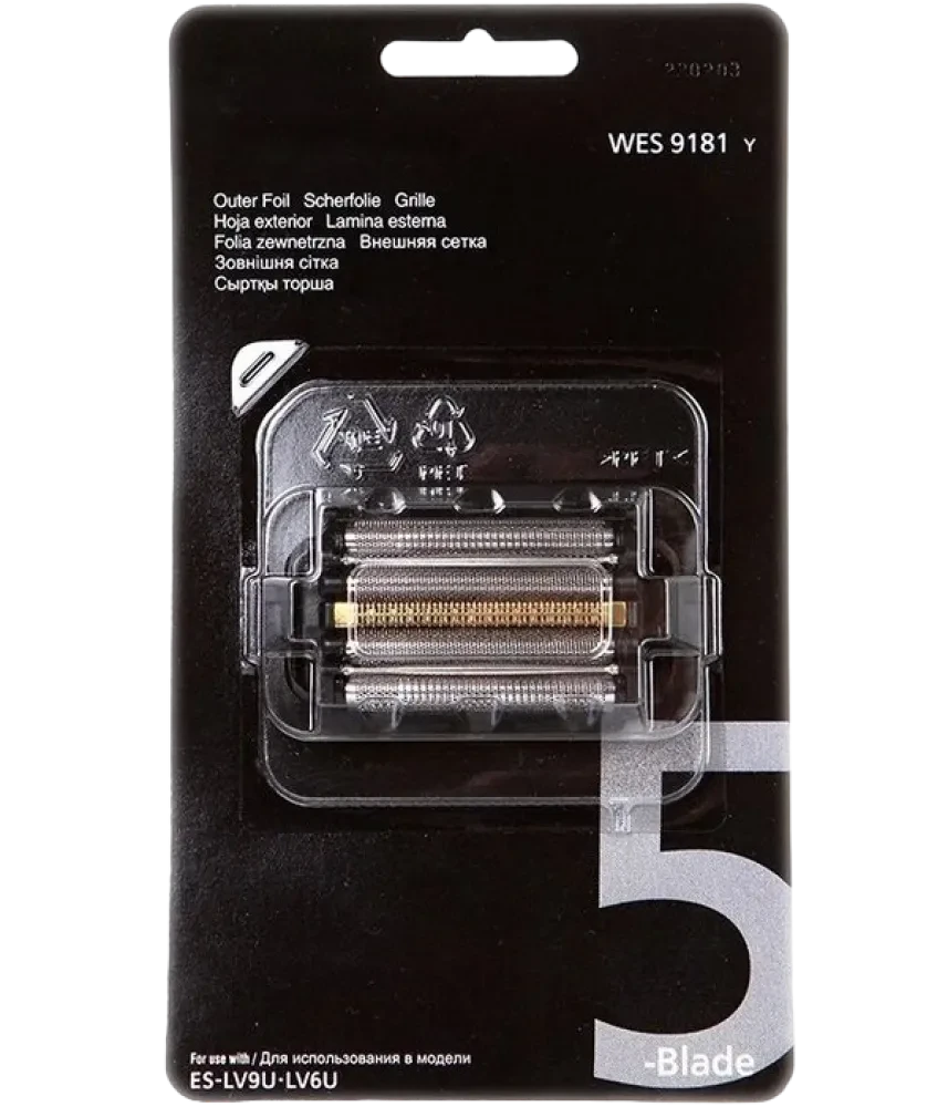 Cap de înlocuire pentru aparatul de ras electric Panasonic WES9181Y1361, Argintiu