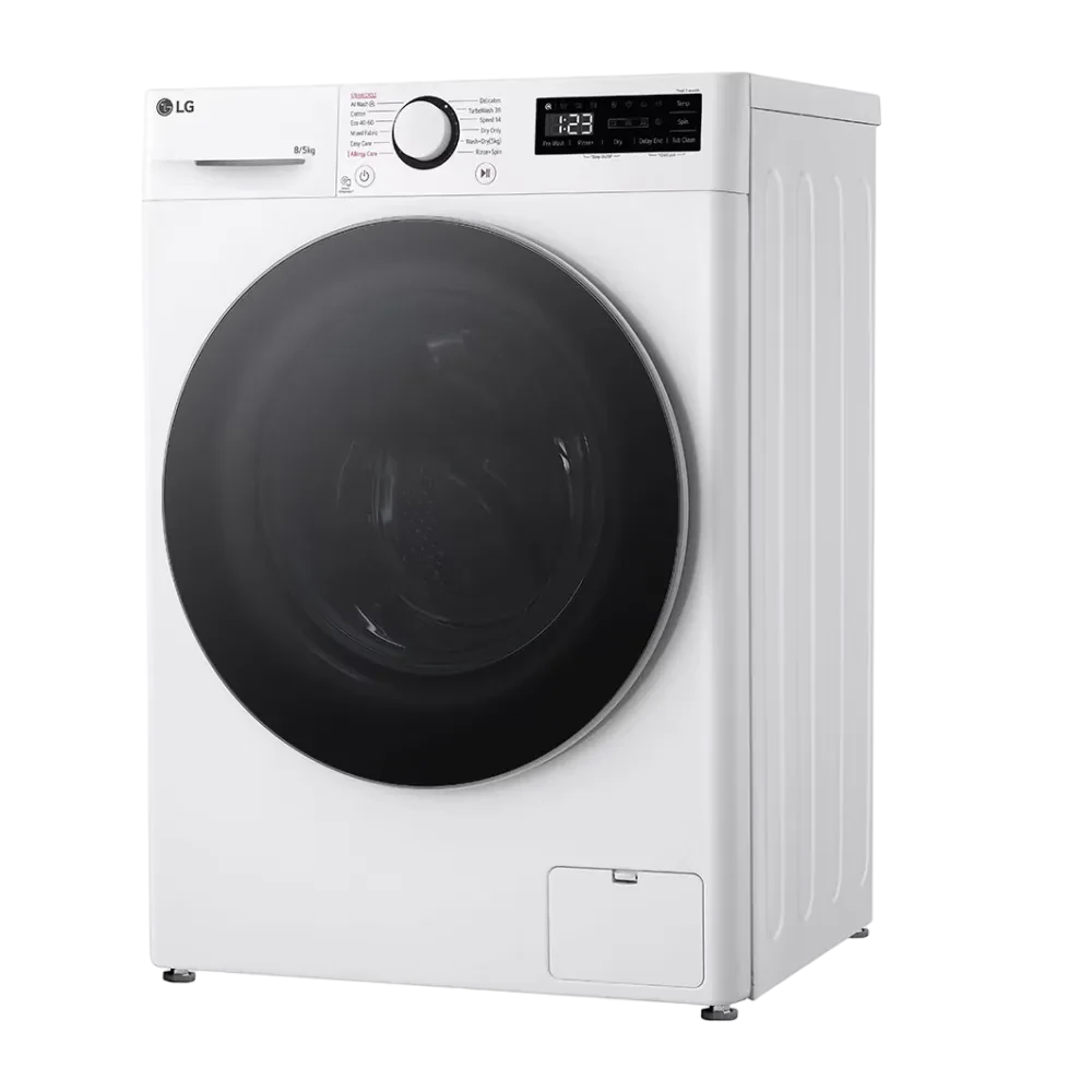 Mașină de spălat cu uscător LG F2DR509S1W, 9kg, Alb