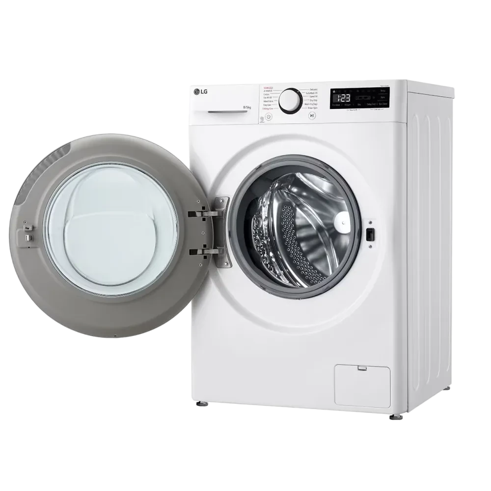 Mașină de spălat cu uscător LG F2DR509S1W, 9kg, Alb