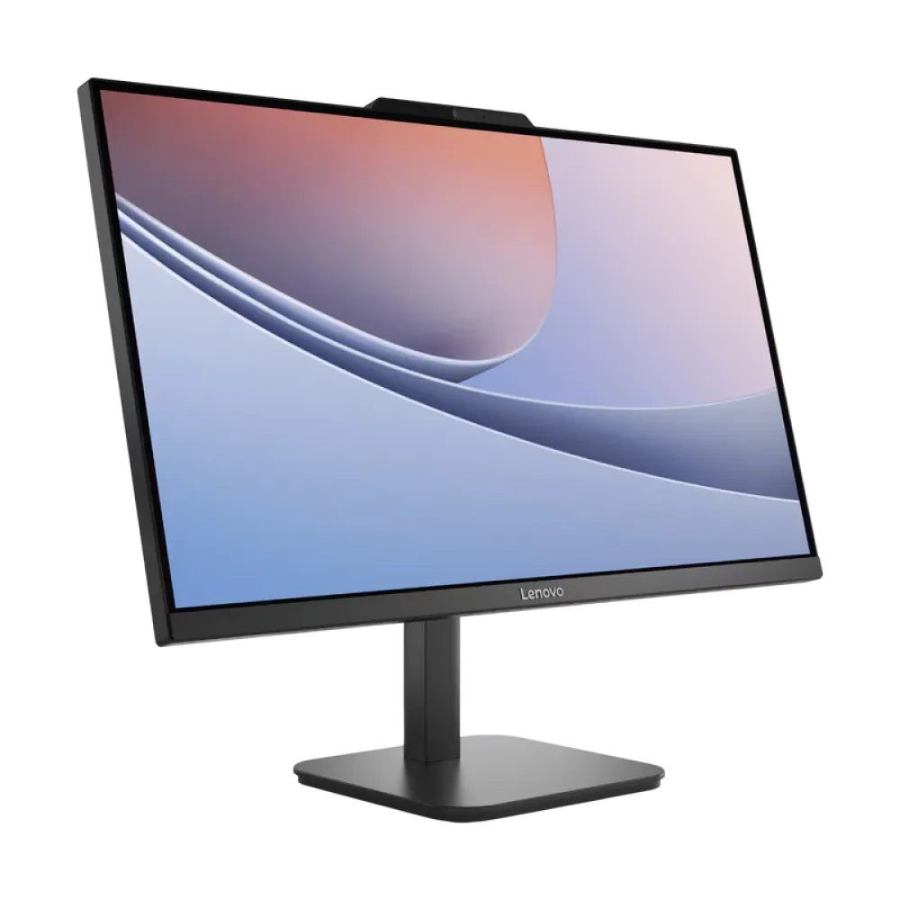 Computer All-in-One Lenovo V100, 23,8", Intel Core i3-N305, 8GB/512GB, Fără SO, Negru