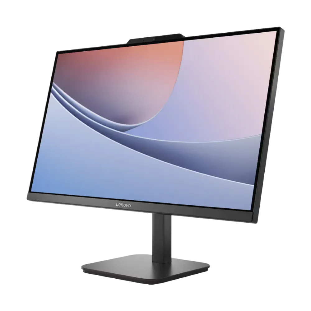 Computer All-in-One Lenovo V100, 23,8", Intel Core i3-N305, 8GB/512GB, Fără SO, Negru