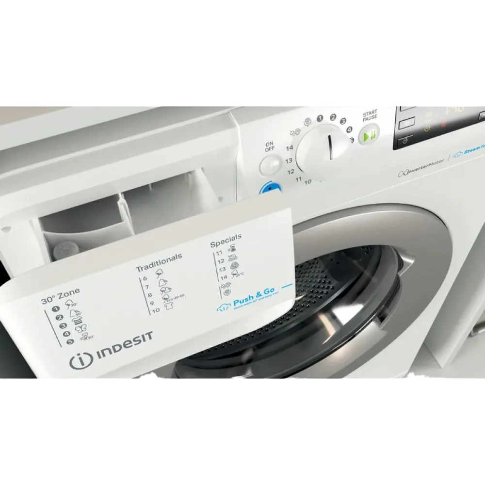 Стиральная машина Indesit BWSE 71295X WSV, 7кг, Белый