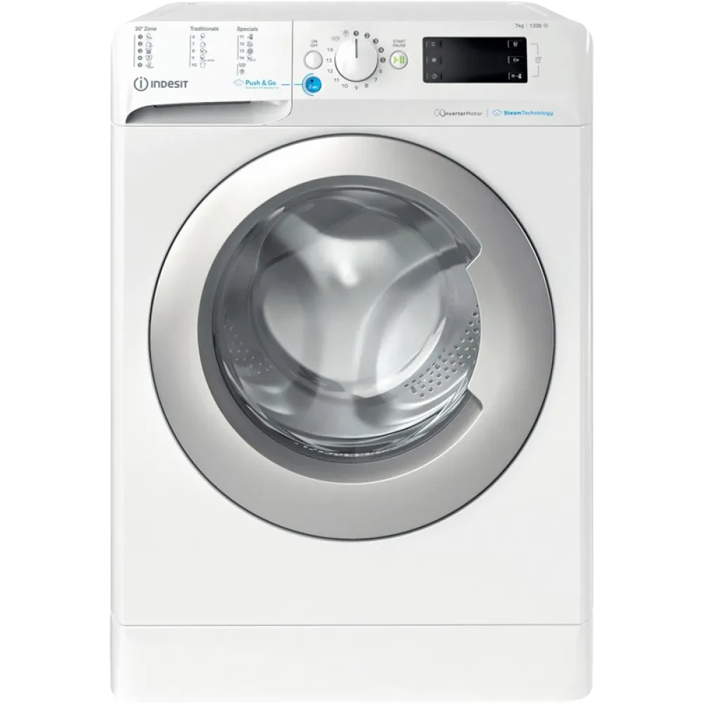 Стиральная машина Indesit BWSE 71295X WSV, 7кг, Белый