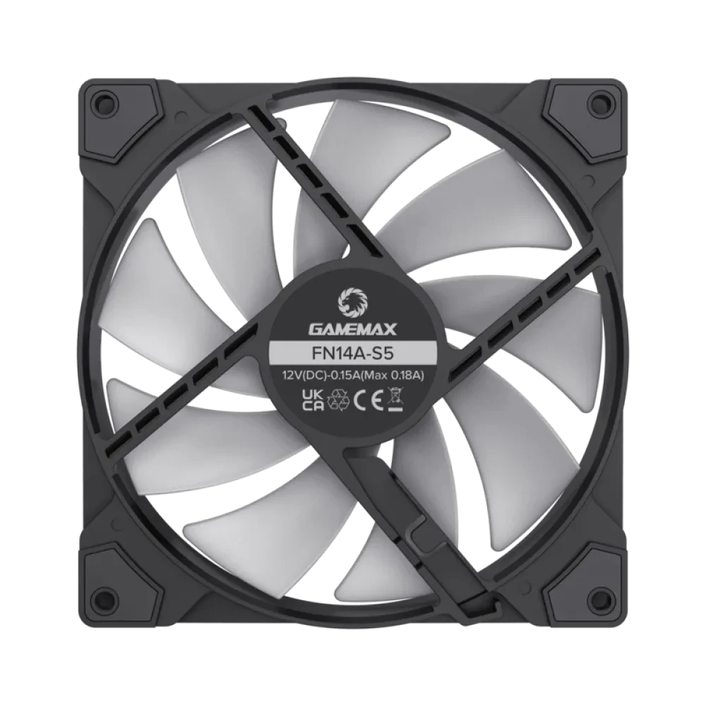 Ventilator PC Gamemax FN14A-S5, 140 mm