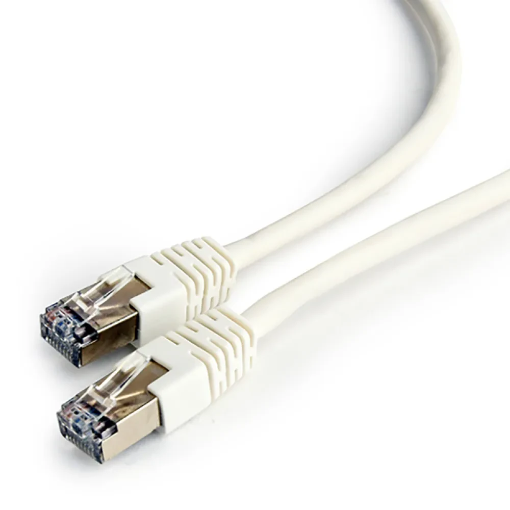Patch cord Cablexpert PP6-0.5M/W, Cat6 FTP , 0,5m, Alb