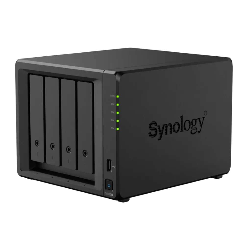 Stocare atașată la rețea SYNOLOGY DS925+, Negru