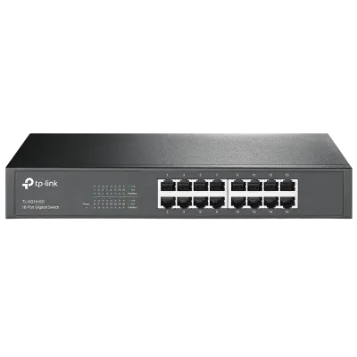 Switch de rețea TP-LINK TL-SG1016D, 16x 10/100/1000 Mbps