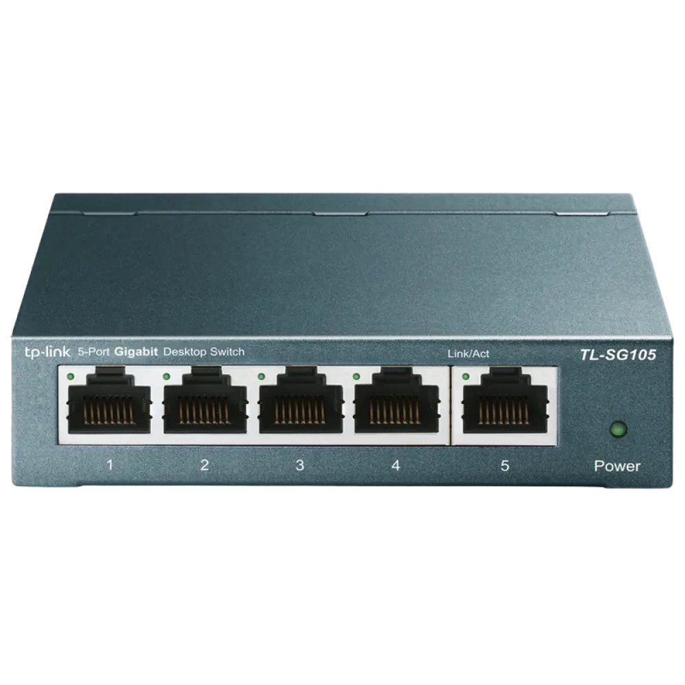 Сетевой коммутатор TP-LINK TL-SG105, 5x 10/100/1000 Мбит/с