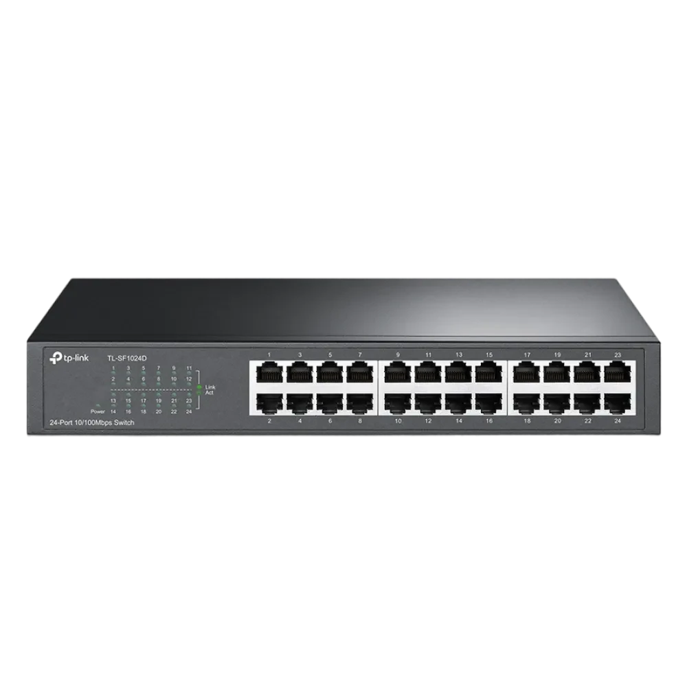 Сетевой коммутатор TP-LINK TL-SF1024D, 24x 10/100 Мбит/с