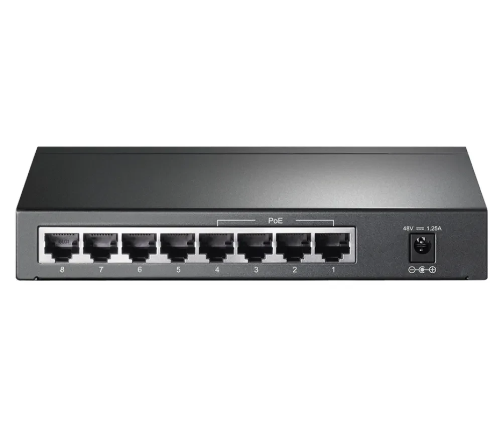 PoE коммутатор TP-LINK TL-SG1008P, 4x IEEE 802.3af/at