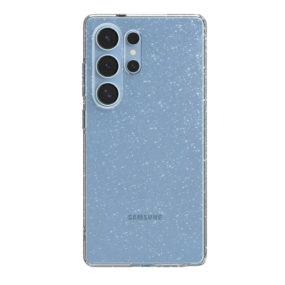 Husă Spigen Liquid Crystal pentru Samsung Galaxy S25, Cristal cu sclipici