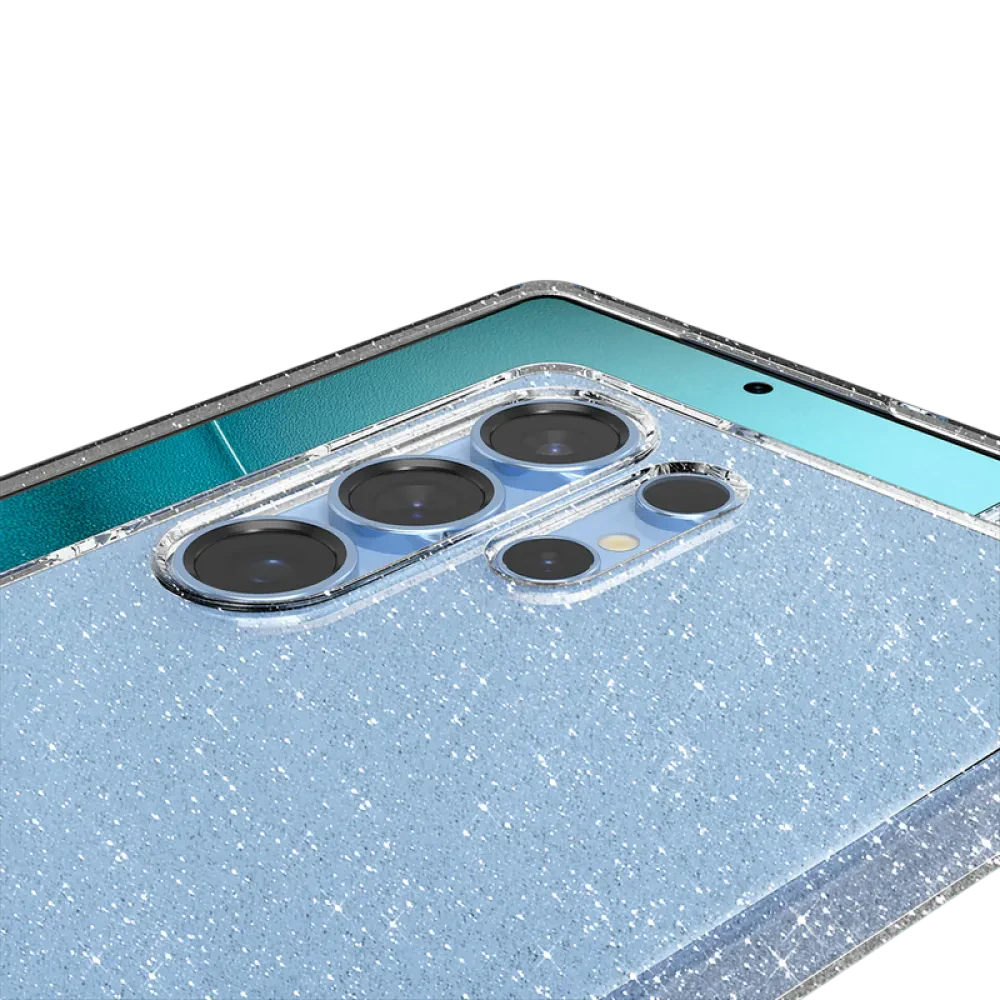 Husă Spigen Liquid Crystal pentru Samsung Galaxy S25, Cristal cu sclipici