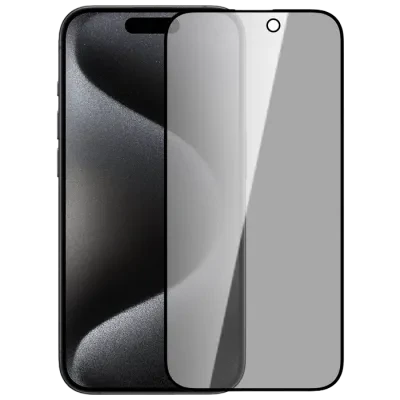 Sticlă de protecție Nillkin iPhone 15 Pro Guardian Full coverage privacy, Negru