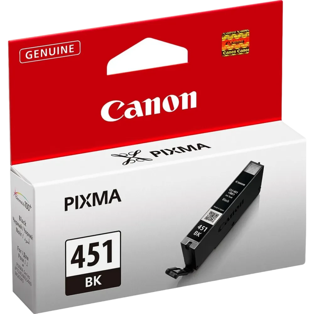 Cartuș de cerneală Canon CLI-451Bk, 7ml, Negru